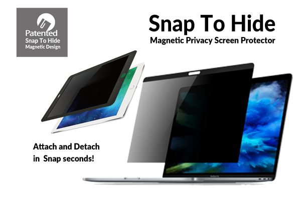 Snap to Hide Detachable Magnetic Screen Protector